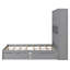 Lit plateforme double en bois avec port USB, tête de lit et tiroirs de rangement, cadre de lit-2143977626