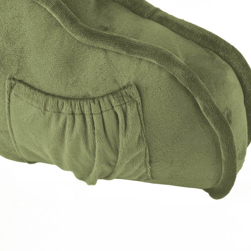 Supersoft Bedrest Pillow Cover & Insert, Sage