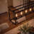 42'' (W) 5 - Light Aluminum Farmhouse Rectangle Kitchen Island Pendant Light Linear Chandelier-1290163842