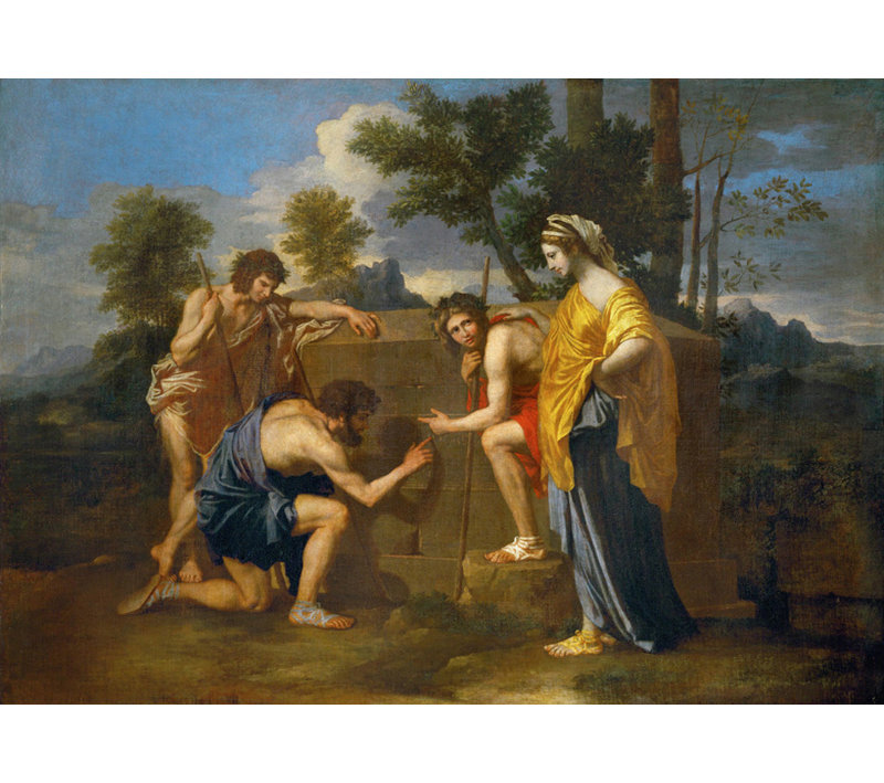 Et dans Arcadia Ego ', H 17 po x l 24 po