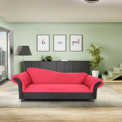 Modern Sofa S-Back And Velvet Sofa For Living Room, 3-Seater Sofas Couches For , Office, And Apartment With Solid Wood Frame