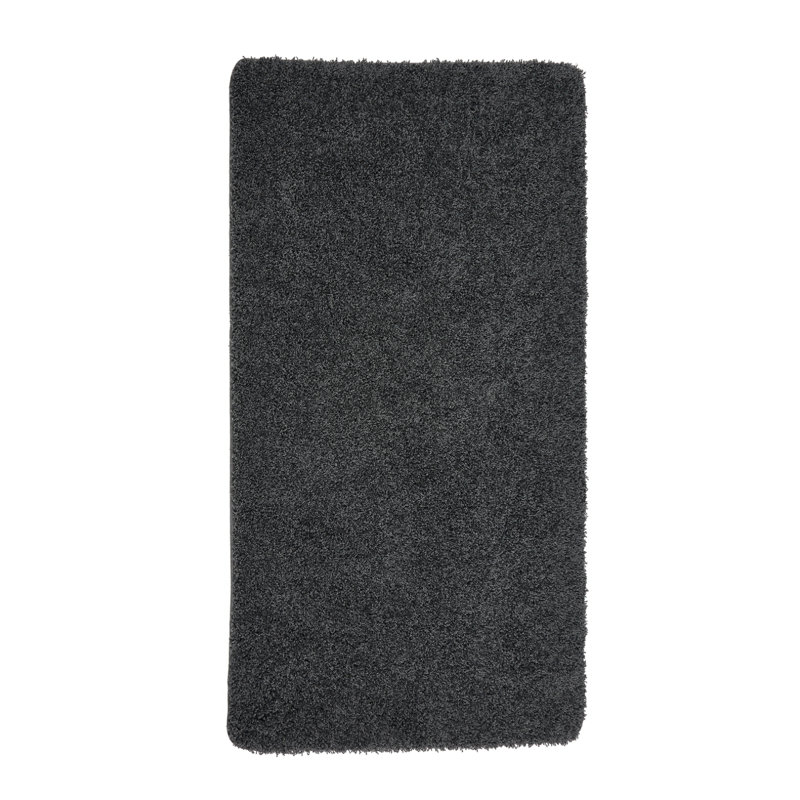 Buddy Shaggy Charcoal Rug, Runner 67 x 150cm