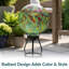 Globe terrestre extérieur en verre 10 po Newsome Artistic - Vert-96371827-97735916