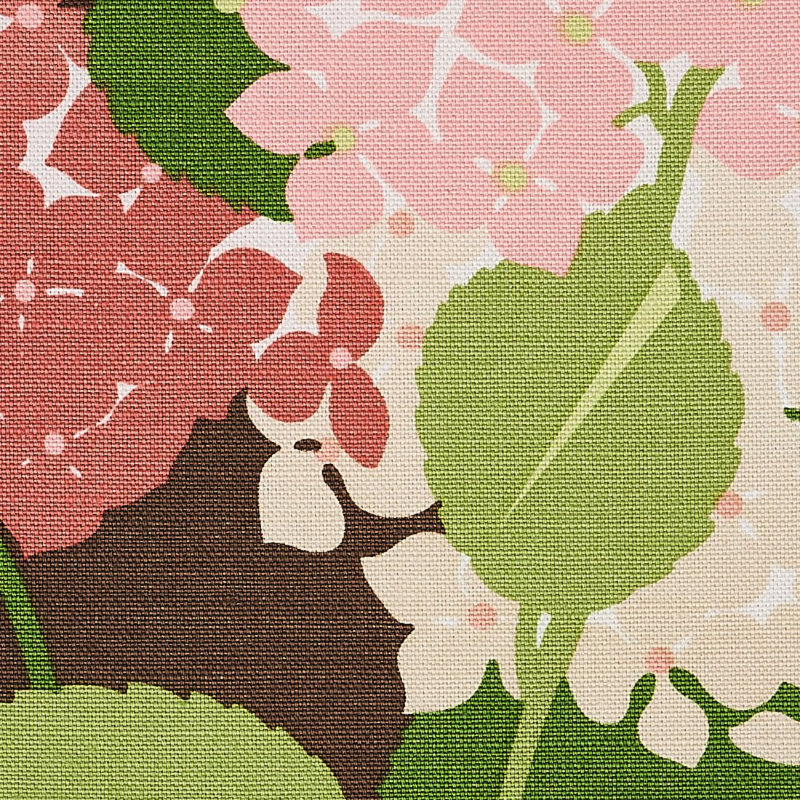 Hydrangea Fabric, Pink
