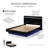 Arosh Solid Wood Platform Bed-90071557