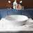 61 Inch Freestanding Solid Surface Soaking Bathtub