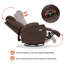 Fauteuil de massage chauffant en similicuir-23965202