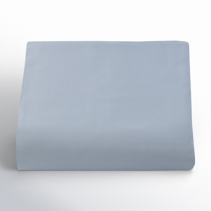 Letto Studio Bedding Modern & Contemporary Sateen Duvet Cover, Twin Duvet Cover, Celestial Blue