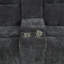 Causeuse inclinable électrique en chenille Kennett gris-1774738879