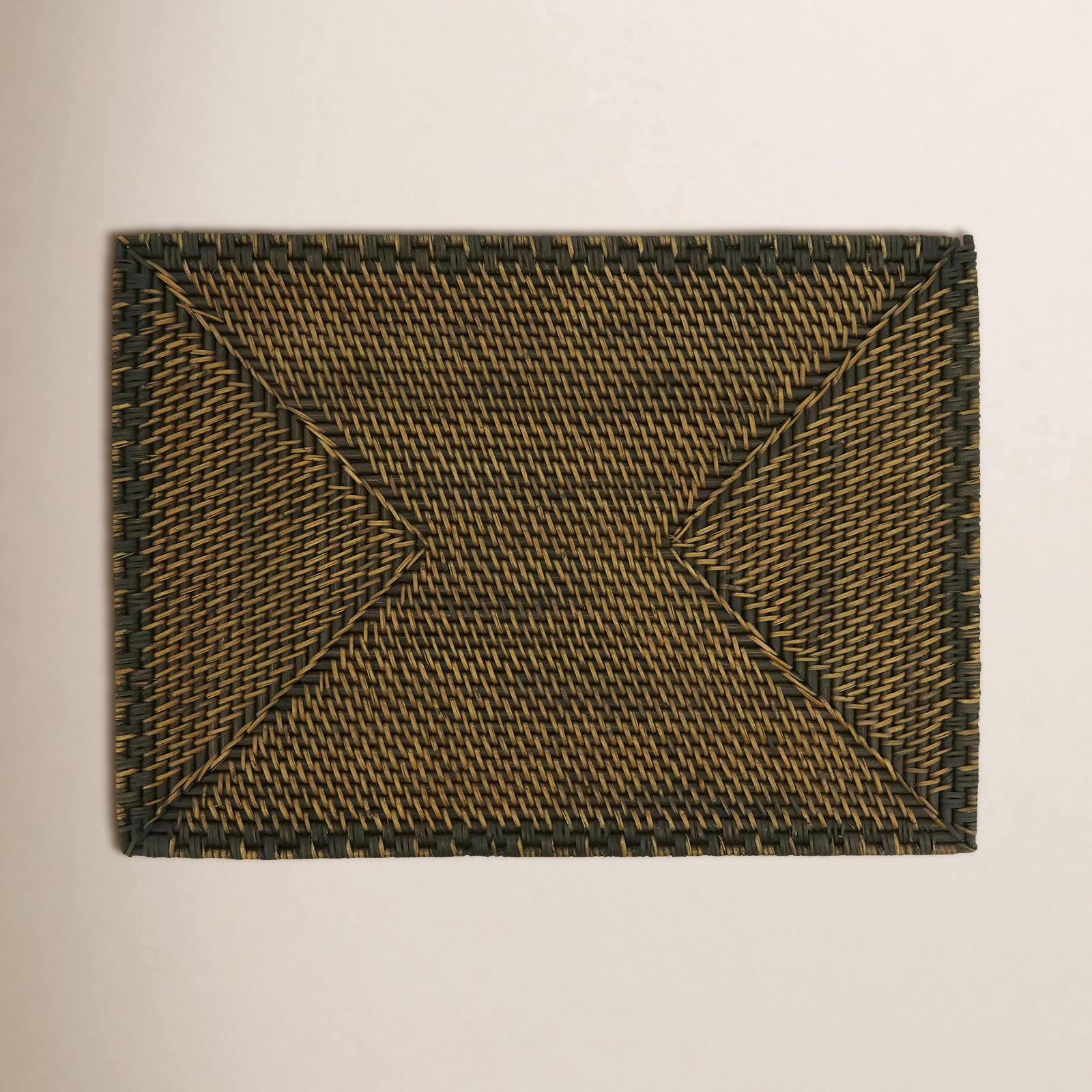 Avignon Collection Avignon Rattan Placemat, Brown