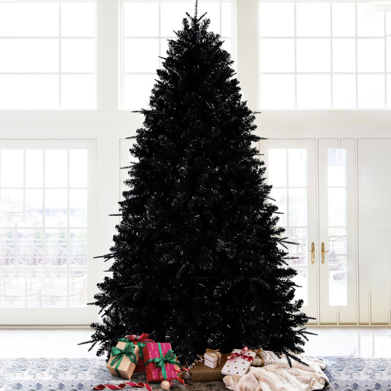 Arbre de Noël 6 pi pour Noël avec 350 lumières DEL blanches, 1460 pointes Pe +, structure articulée, arbre de support en métal facile à installer, Noël, structure, installation,