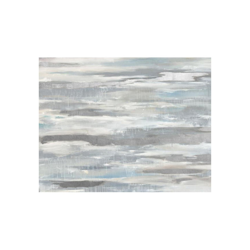«Romance Story Hand Embellissement Silver» par Sara Brown, impression sur toile tendue, Extérieur