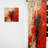 Banff Red Brown Medieval Siege Abstract Collages - Modern Velvet Curtain - Room Darkening - 1 panel-447758885