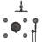 Single-Handle 4-Spray Patterns Bathroom Rain Shower Faucet With Body Jet Handshower(Valve Included)-126529209