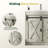 Farmhouse Bathroom Vanity with Sink, Bathroom Vanity Cabinet with 3 Drawers & Sliding Barn Door, Small Bath Storage Vanity Sink Set with Metal Handles-111833055