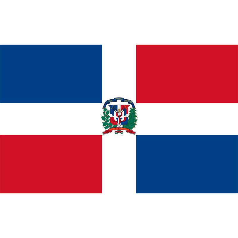 République dominicaine, H 15 po x l 24 po