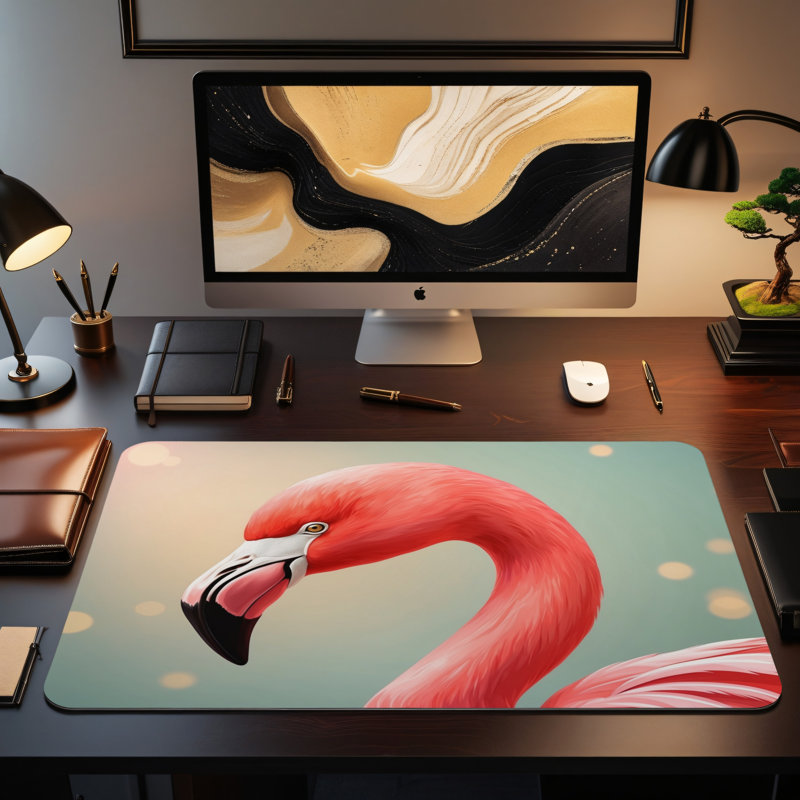 Polyester Desk Pad, 14.4x12.1