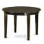 5 Piece Dining Table Set for 4 Includes a Round Kitchen Table and 4 Brown Linen Fabric Parson Dining Chairs, 42x42 Inch, Cappuccino-453227874-453227875-504545672