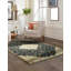 Laurel Gazia Machine Woven Polyester No Pattern Area Rug in Black-373746045