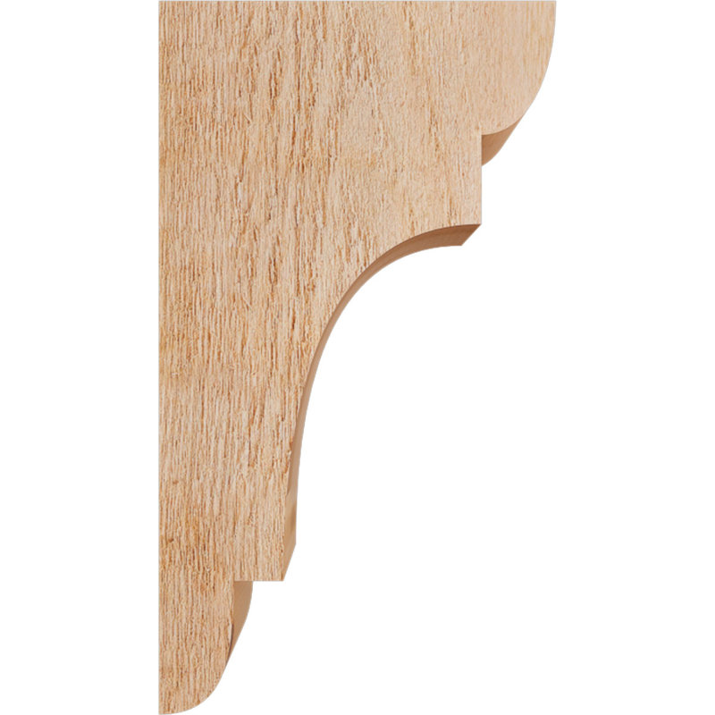 New Brighton Corbel, 18" H x 4" W x 10" D, Western Red Cedar, Rough Sawn