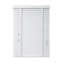Faux Wood Venetian Blinds with Fabric Tape, Moisture-Resistant Horizontal Slats & Cord Control for Windows-70077852-120150230