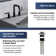 Karran 2-Handle Three Hole Widespread Bathroom Faucet with Matching Pop-up Drain
