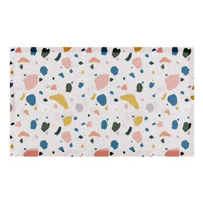 Non-Slip Abstract Doormat