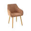 49.5cm H Upholstered Dining Chairs With Wooden Legs-390197917-392245764
