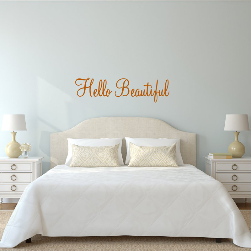 Adhésif décoratif Croswell Hello Beautiful, H 10,5 po x l 40 po x P 0,01 po, Brun