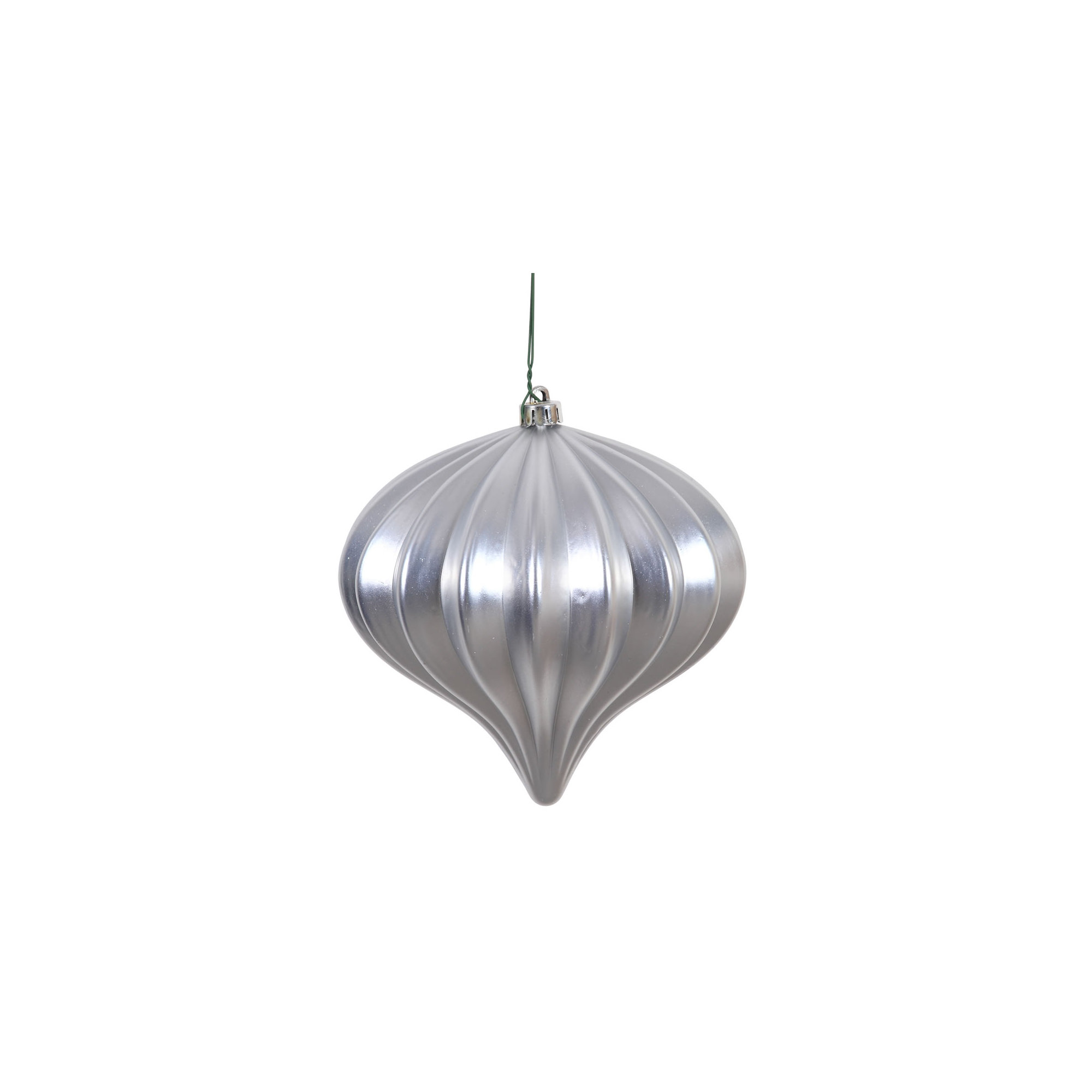 5.7" Onion Christmas Ornament UV, Silver