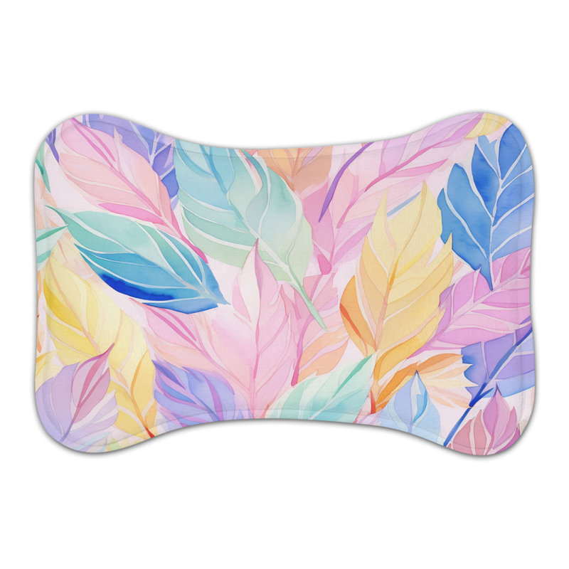 Leaf Art - Bone Shape Feeding Mat