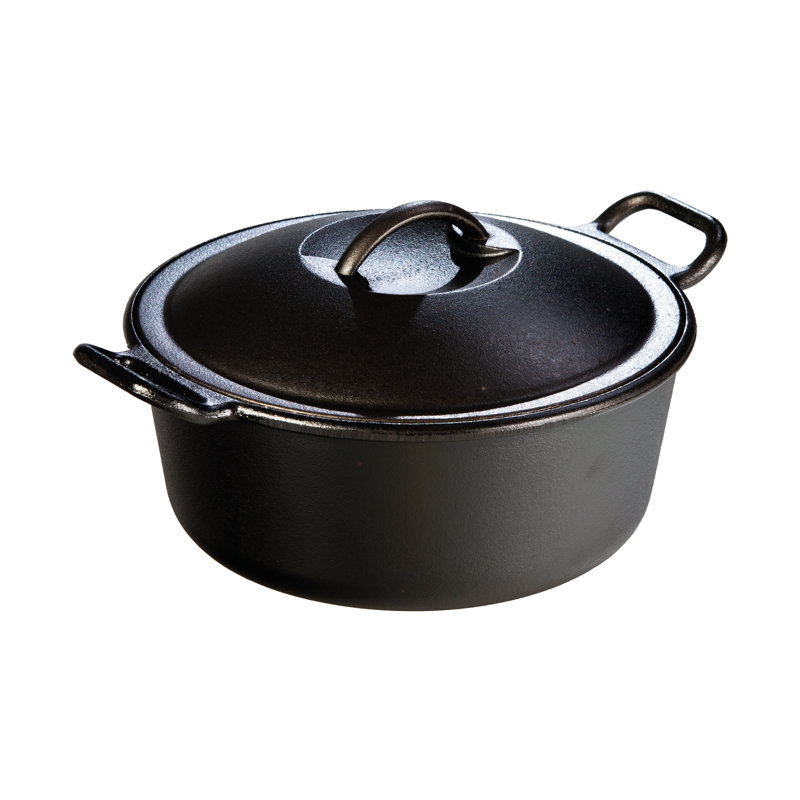 Lodge 3.8L Cast Iron Round Dutch Oven