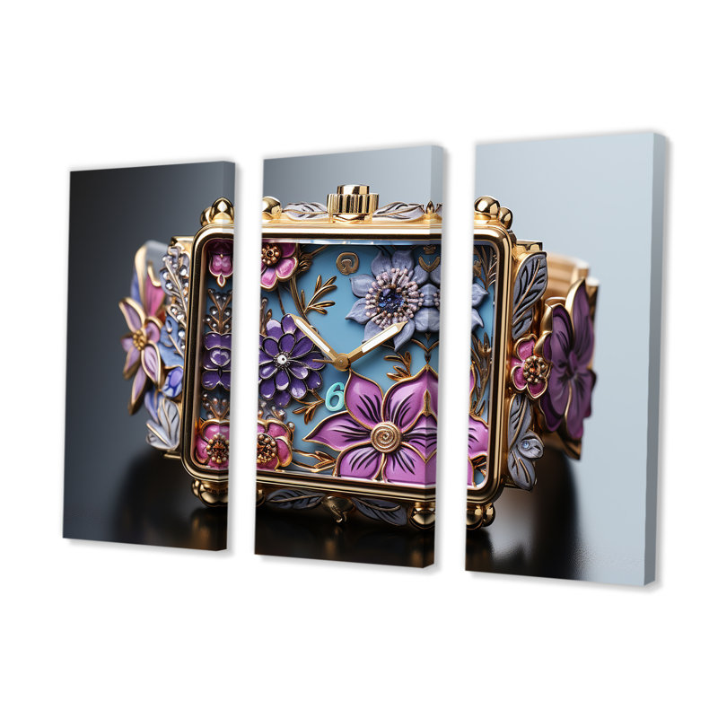 Ensemble de salon Popart Whimsical Garden Watches - Pop Wall Art, H 32 po x l 48 po
