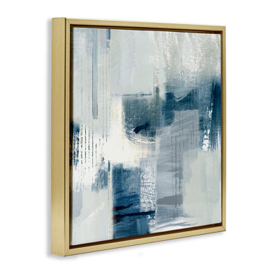 Abstraction délavée avec des bleus