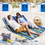 Chaise de plage inclinable Zonia