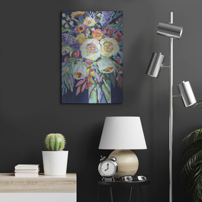 Art mural en métal «Lilys Bouquet» par Jeanette Vertentes