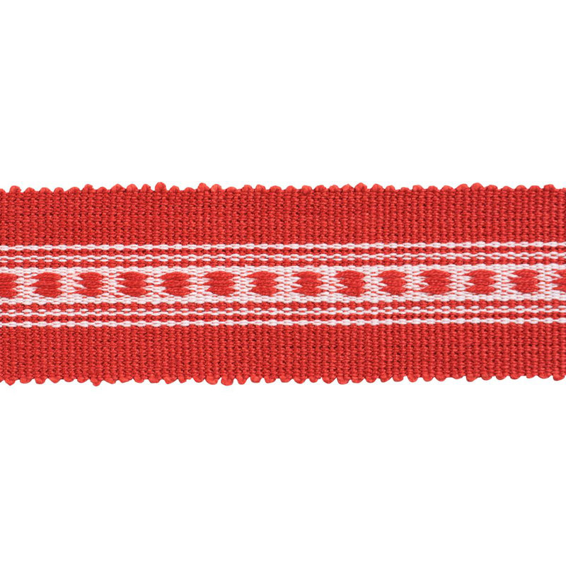 Tissu en similicuir 100% coton Lubeck Performance, Rouge