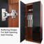2 Door Manufactured Wood Wardrobe-2005850686