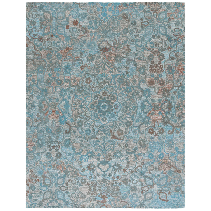 Fredel Tufted Performance Performance Floral Rug, Rectangle 8' x 10'