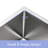 27" Sink, Stainless Steel 16G T304, 10 Inch Depth, Soundproofing Pad, X-Shaped Water Guide, 27"X21"X10 27 Deep Kitchen Basin R10 Corner, Noise Reduction,