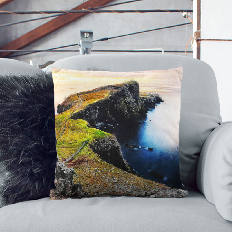 Square Throw Cushion, 40cm H x 40cm W x 15cm D