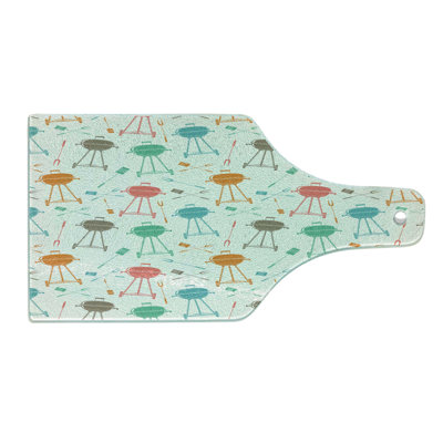 East Urban Home Glass Bbq Cutting Board