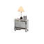 Contemporary Bedroom Nightstand With Modern Design, Wireless Charging And 2 Storage Drawers For Luxury Bedside Table Drawers, Elegant Look Stylish