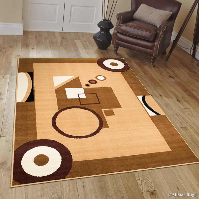 Geometric Indoor Rug, 5'2" x 7'1"