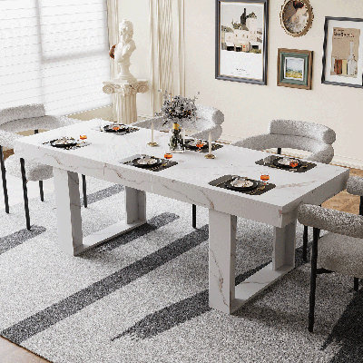 Rectangular Extendable Dining Table
