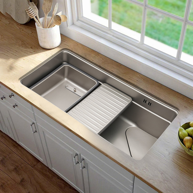 29.9*16.9*8.5In Stainless Steel Kitchen Sink