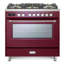 Verona Ultima 36" 5 Burner Single Dual Fuel Range-21605673