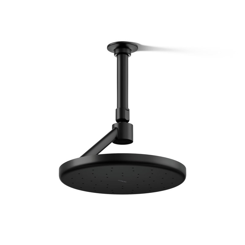 Flood Adjustable Shower Head, Matte Black