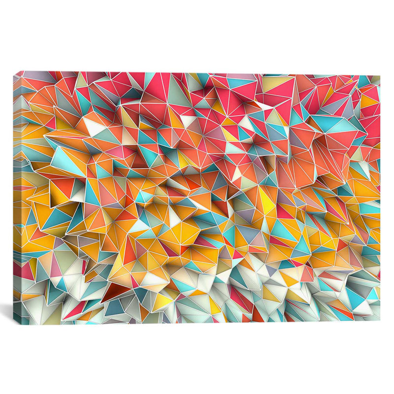 «Kaos Summer» par Maximilian San, reproduction d'art graphique sur toile, H 8 po x l 12 po x p 0,75 po