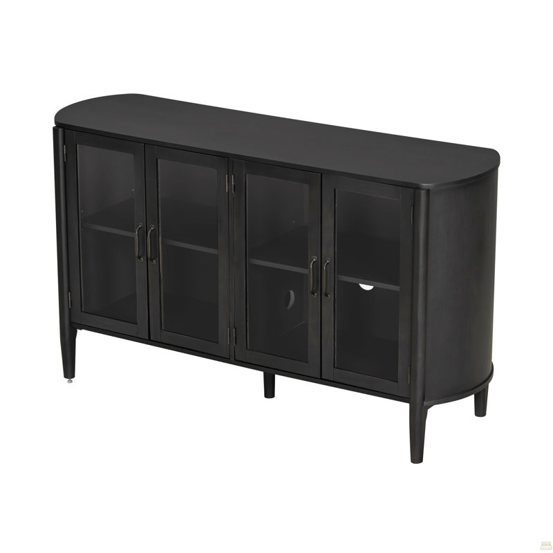 Armoire de rangement, 3 portes, Black